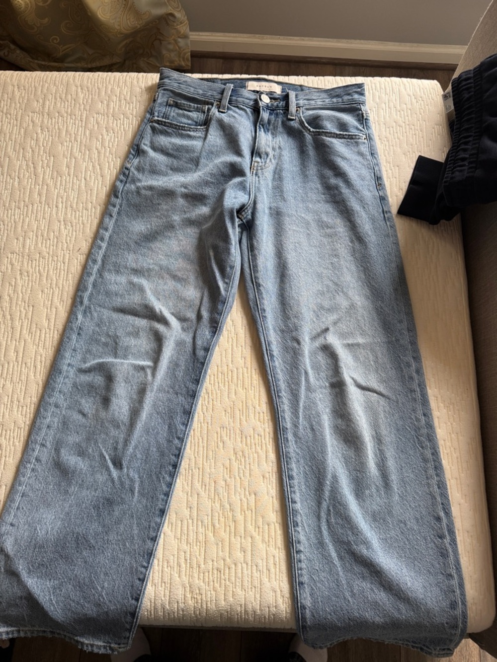 Men's Light Blue Baggy Jeans